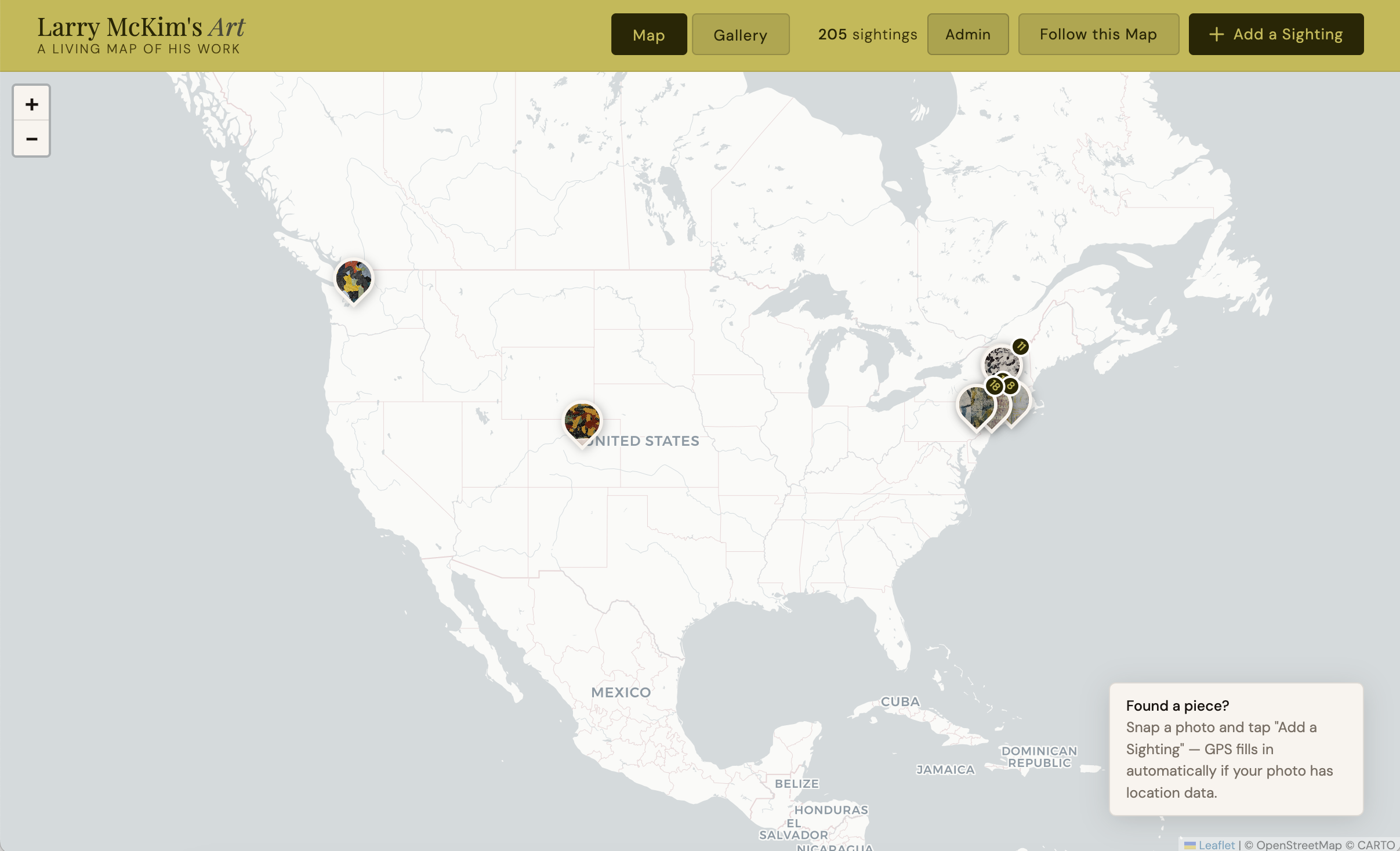 Larry McKim's Art — Living Map